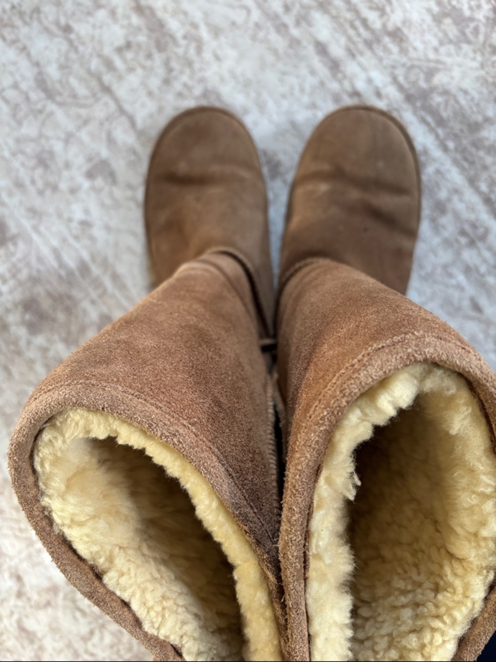 BearPaw Plush Shearling-Lined Boots - Cream - Picture 11 of 12